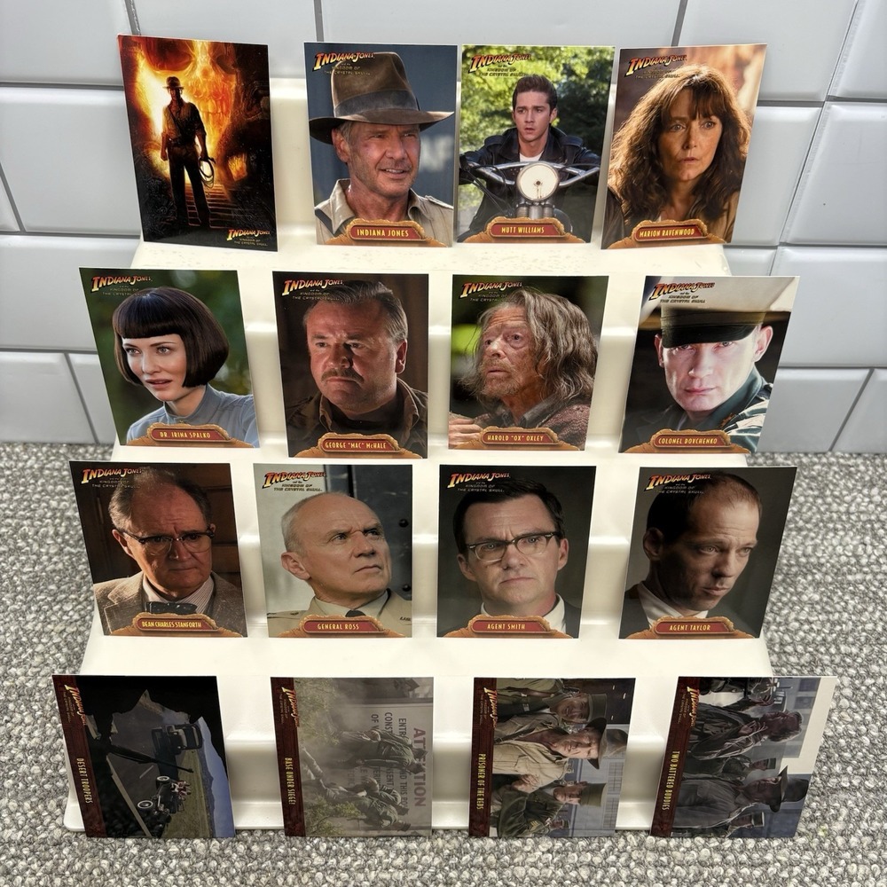 Indiana‎ Jones Heritage Complete 90 Card Base Set PLUS Foil Cards Topps 2008
